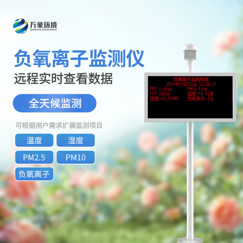 led顯示小型負(fù)氧離子監(jiān)測儀