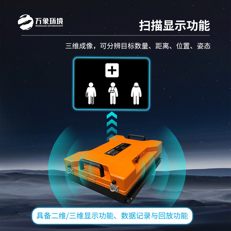 雷達生命探測儀具有優(yōu)異的穿透能力和智能判決能力