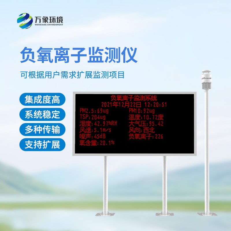 大氣負(fù)氧離子自動監(jiān)測系統(tǒng)，自動化、精準(zhǔn)化優(yōu)勢盡顯！