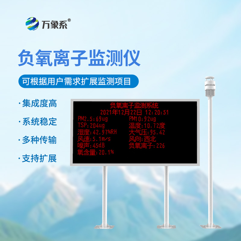 負(fù)氧離子監(jiān)測(cè)系統(tǒng)