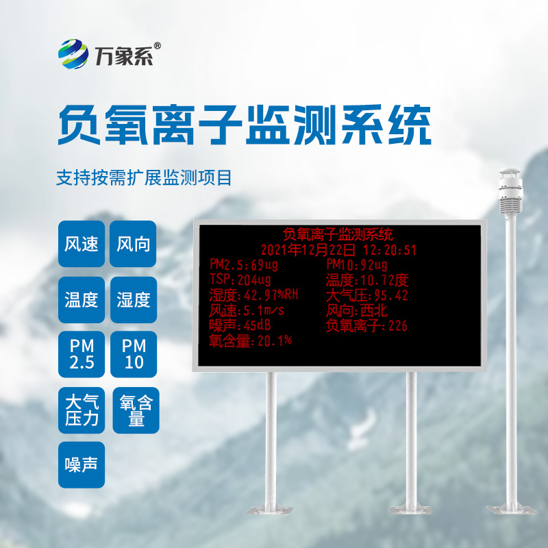 多參數(shù)監(jiān)測，全方位守護(hù)：大氣負(fù)氧離子自動監(jiān)測系統(tǒng)