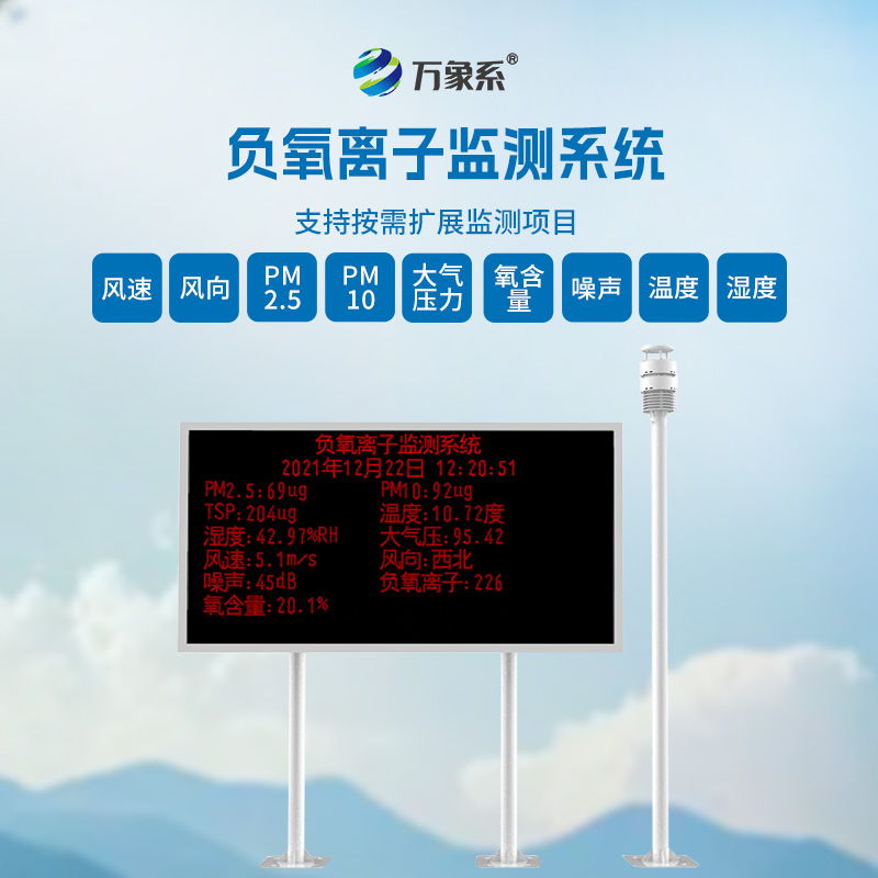 靈活擴(kuò)展，大氣負(fù)氧離子自動監(jiān)測系統(tǒng)的新突破