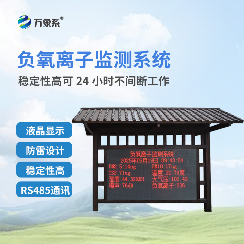 國產(chǎn)大氣負氧離子檢測站：傳統(tǒng)美學(xué)如何擁抱環(huán)境科技？